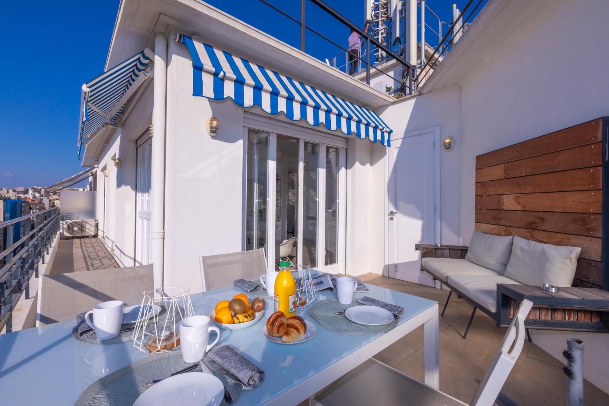 Rooftop At Palais De La Buffa Appartement